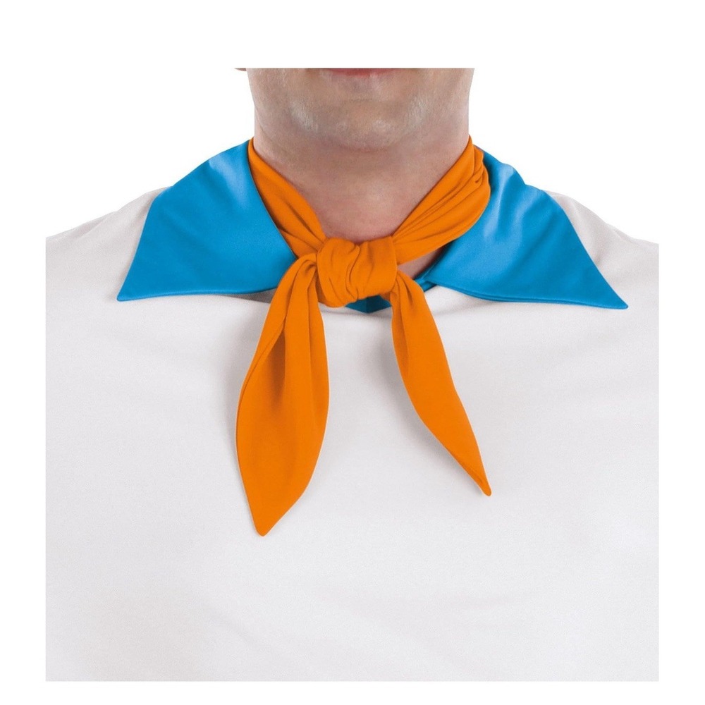Scooby Doo Fred Adult Plus 2XL 48-52 Fred Costume Cosplay 3 Piece NEW - Picture 6 of 8